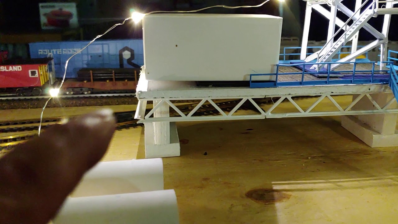 HO scale oil drilling rig. Part 3 - YouTube