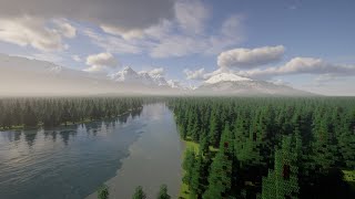 600 Render Distance and Realistic Mountains | Guide | Landscape Showcase | 1.21.10/11