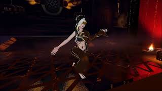 VR Dance Academy Belly Dance Performance 2024 | FarronVR & DustBunny | #VRChat