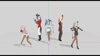 Love Ka? MMD Mirror Dance Practice All Members