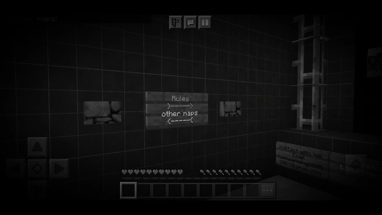 Minecraft horror map Black Snow By: Last WARNING. - YouTube