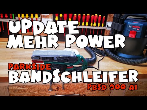 Update: Bandschleifer PBSD 900 von LIDL - PARKSIDE® - YouTube