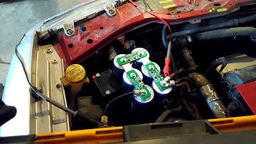 Using a super capacitor as a battery part 7