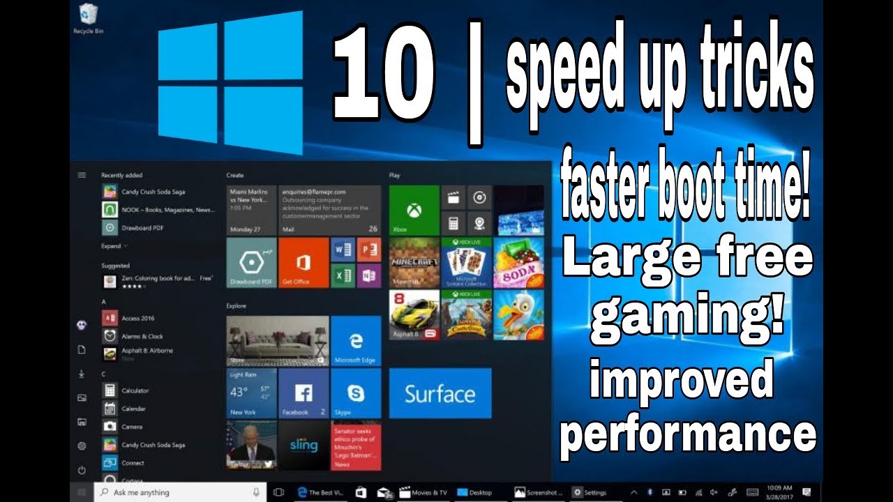 How to Speed Up Your Windows 10 Performance - YouTube