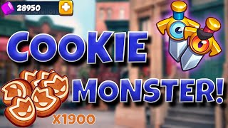 *PACK OPENING* -  1900 COOKIES IN THE NEW YEAR EVENT! || RUSH ROYALE GAMEPLAY