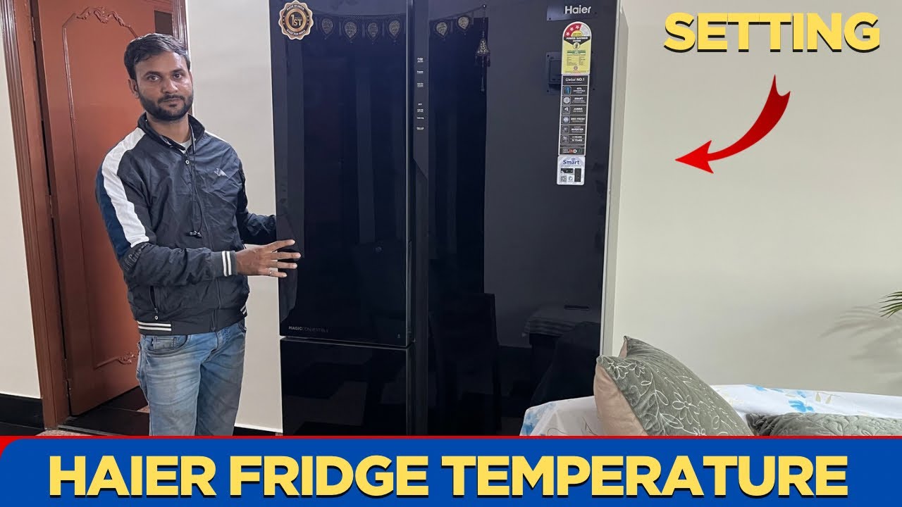 New Haier side by side temperature setting 