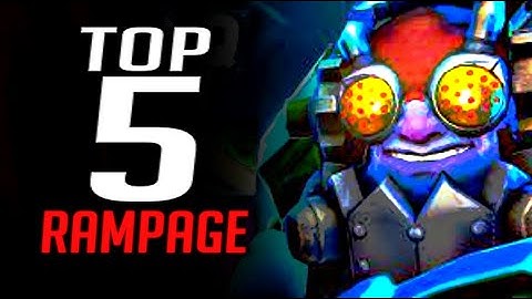 TOP 5 ICONIC TINKER RAMPAGE PLAYS! BEST RAMPAGE TINKER DOTA 2