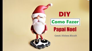 DIY Papai Noel Facil de Biscuit   Viviana Biscuit