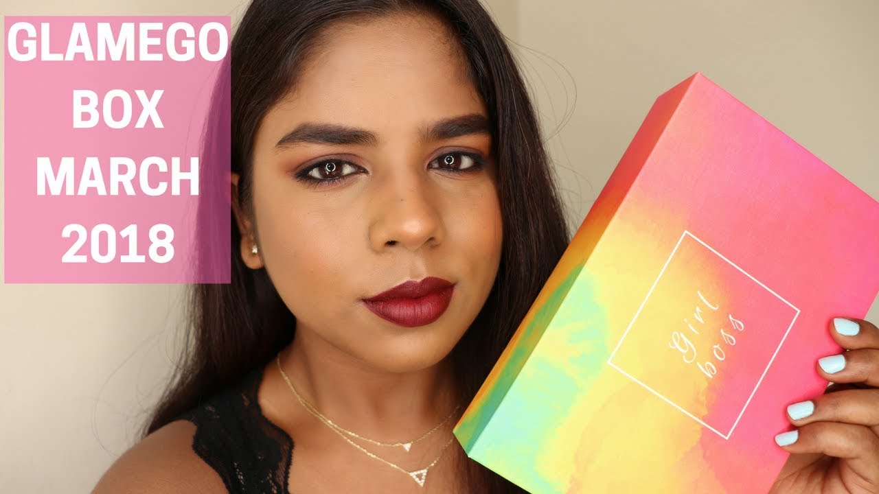 GLAMEGO March 2018 Beauty Subscription Box | Unboxing & Review