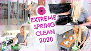 EXTREME SPRING CLEAN WITH ME! DEEP CLEANING MOTIVATION  EMILY NORRIS