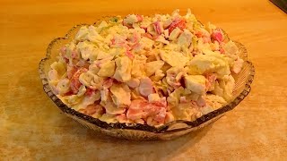Салат из пекинской капусты и крабовых палочек Салат из пекинской капусты и крабовых палочек