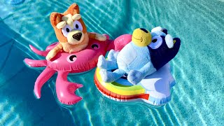 BLUEY 🤪 Bingo & Bluey pool party 🎉  ‼️ FLOATIES