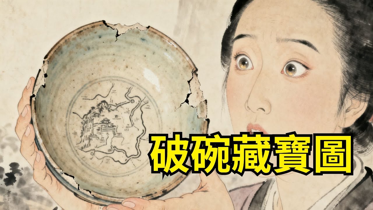 寡婦撿破碗當飯盆，村民笑她窮瘋了，不料碗底刻着藏寶圖，三年後建起十里莊園！#民間故事 #故事頻道 #感人故事 #家庭