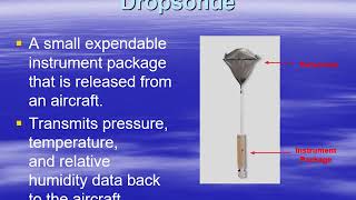 ATSC 240 Radiosonde Manufacturers & Dropsondes