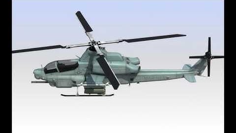 3D Model Helicopter AH-1Z Viper at 3DExport.com