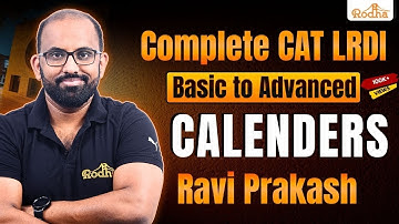 Calendars 1  || LR & DI Preparation || CAT Exam Preparation