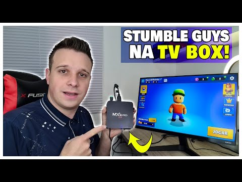 TESTANDO STUMBLE GUYS NA TV BOX! FUNCIONOU? 