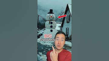 The Biggest Snowmen #shorts