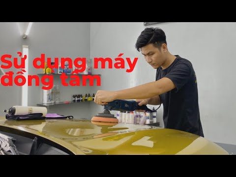 Video Cách đánh bóng bằng máy đồng tâm - youtube