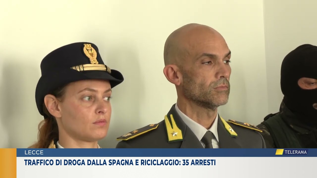 Traffico di droga dalla Spagna e riciclaggio: 35 arresti