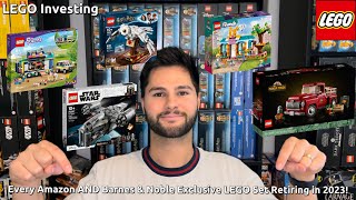 Every Amazon AND Barnes & Noble Exclusive LEGO Set Retiring in 2023 (LEGO Investing)