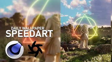 Forest 3d Render I Everyday/Daily render I Cinema4D and Octane render Speedart I Damongraphics
