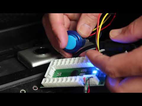 First Setup LED Arcade DIY Parts with USB Encoder Joystick and Buttons