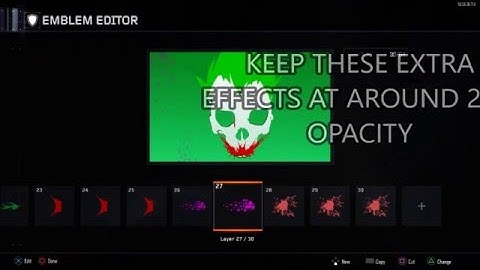 Black Ops 3 - EASY SUICIDE SQUAD JOKER Emblem Tutorial - Tutorial #3