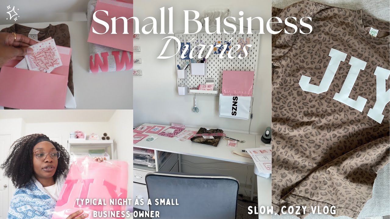 Дневники малого бизнеса: Медленно, уютно, видеоблог 🤍🧸, Типичный вечер владельца бизнеса 👚📦