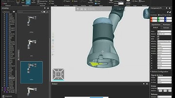 Universal Robot URSIM E-series + Visual compontents [DK]