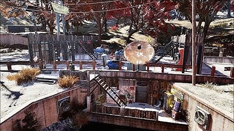My Fallout 76 under the bridge (Mire) CAMP.