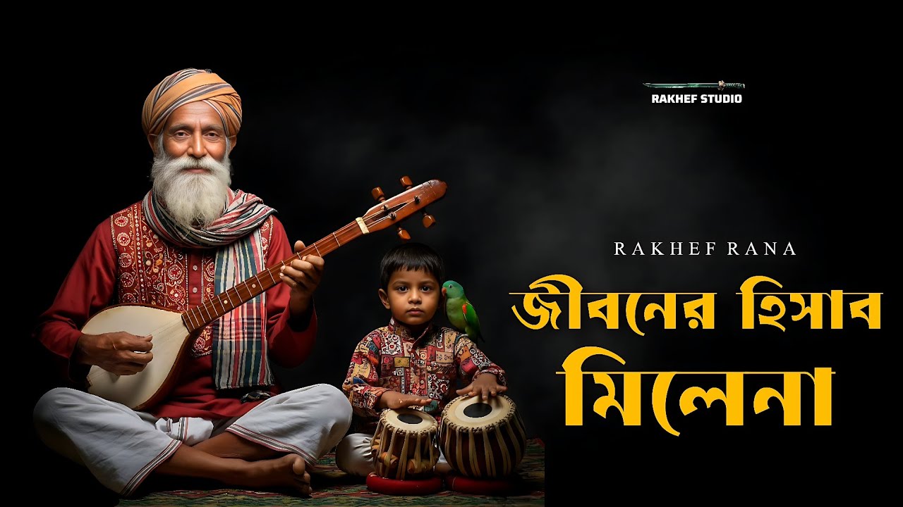 RAKHEF - জীবনের হিসাব মিলেনা | Jiboner Hisab Milena | Best Folk Bangla Song | Official Song 
