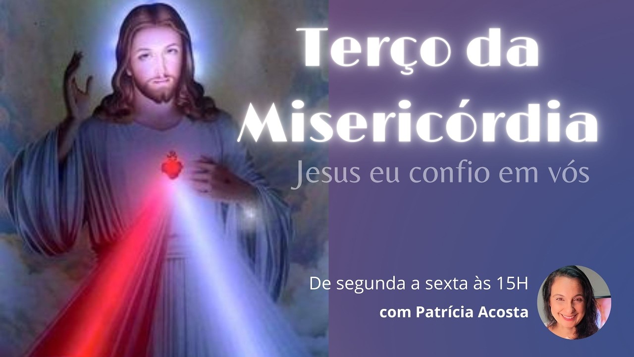 Terço da Misericórdia ao Vivo 10/02/26 - Com meditações do Diário de Santa Faustina