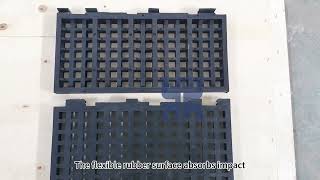 Rubber Screen Panels for Mining | Heavy Duty Vibrating Screen Deck Solutions