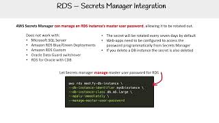 saa c03 — rds secrets manager integration