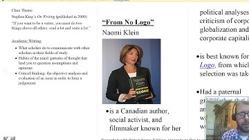 English 101 SUMMER 2018 Week 1 Video