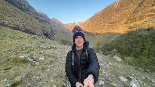 Tent almost BLEW away at the LOST VALLEY , Glencoe...