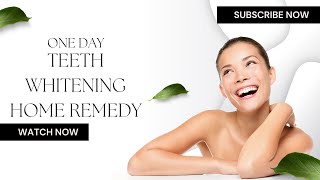 Teeth whitening hacks  In one day | CREDO ZAEEM |