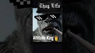 Kong Attitude 🥶⚠️vs White George 🦍 #godzilla #monsterverse #edit  #kaiju