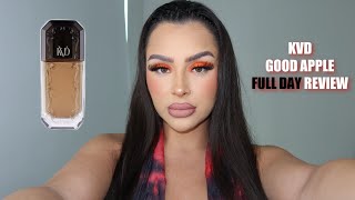 KVD GOOD APPLE SERUM REVIEW - FULL DAY TEST!