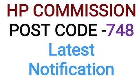 latest notification regarding postcode 748
