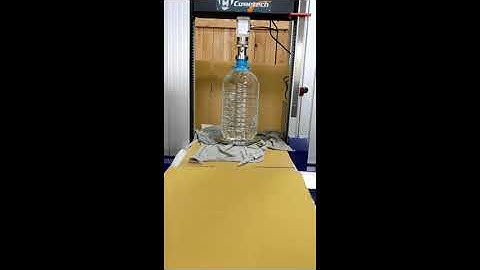 Top Load Test of Bottle 裝水5.5L寶特瓶 頂壓測試 (壓力測試)