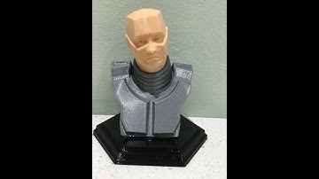 Prusa I3 MK3 Red Dwarf - Kryten Bust 4K Time Lapse