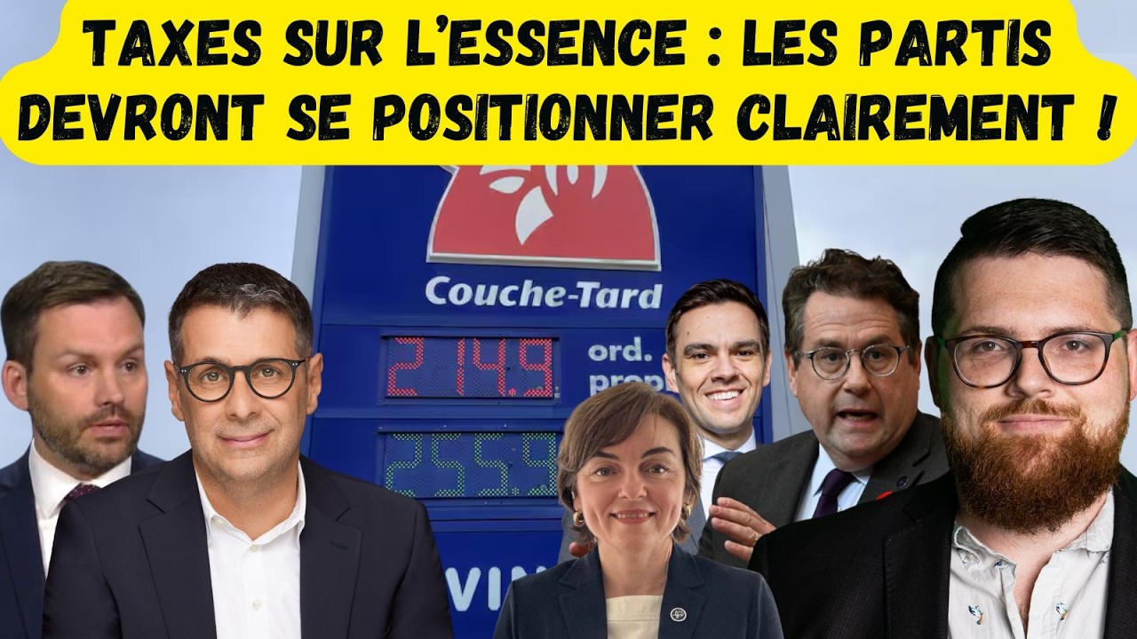 Taxes sur l’essence : Les partis devront se positionner clairement !