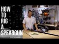 How to Rig a Speargun Shooting line to Reel and Floatline | Spearfishing Tutorial