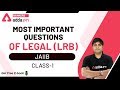 JAIIB 2020 | Most Important Questions of Legal (LRB) for JAIIB (Class-1)