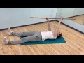 Упражнения с палочкой для плечевых суставов