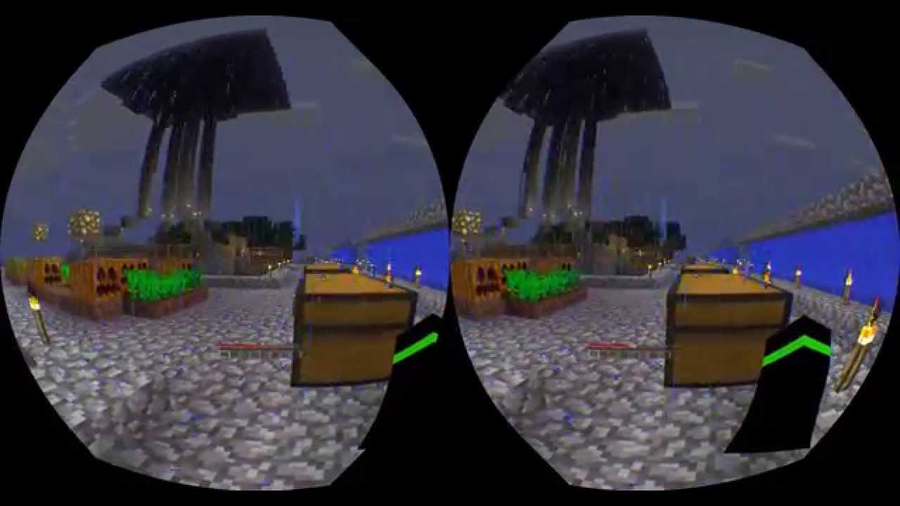 Virtual Reality Minecraft - YouTube