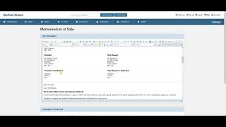 How to create a memorandum of sale in Domus screenshot 3