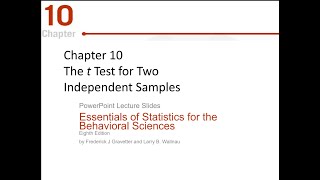 Statistics Chapter 10 Full Lecture